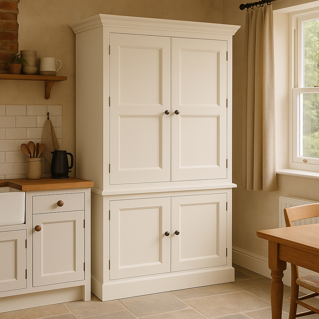 Salisbury Kitchen larder pantry provisions Cupboard 2 Shaker Multi Upper Door and 2 Lower Doors